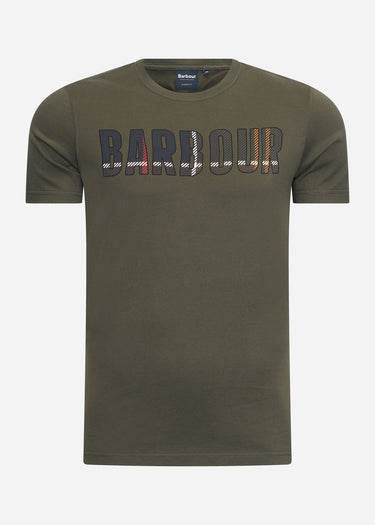 Barbour T-shirts  Wallace tee - forest 
