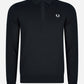 Fred Perry Longsleeve Polo's  Classic knitted shirt ls - black 