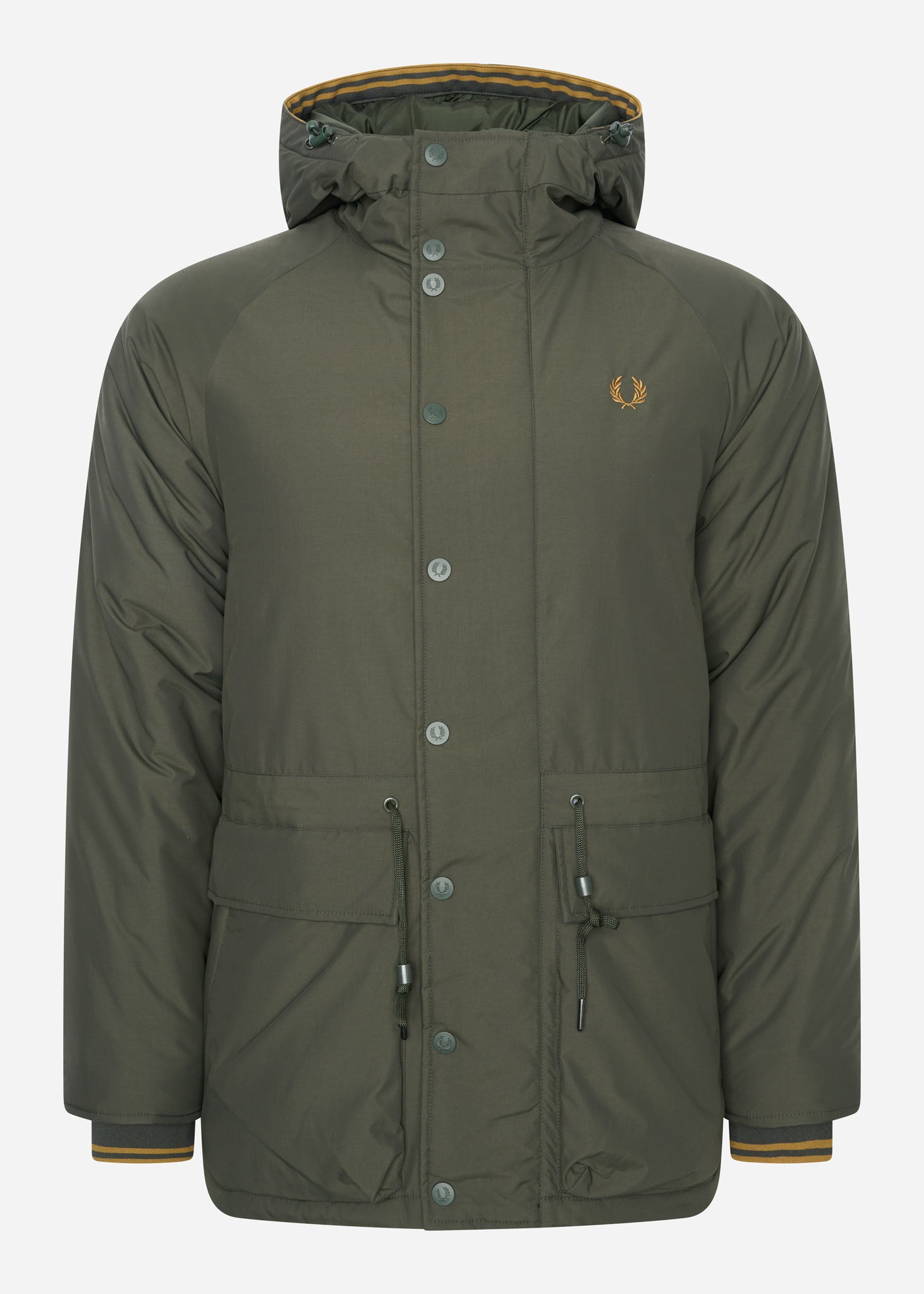 Fred Perry Jassen  Padded zip-through jacket - hunting green 