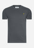 Lyle & Scott T-shirts  Plain t-shirt - gunmetal 