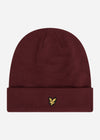 Lyle & Scott Mutsen  Beanie - merlot 