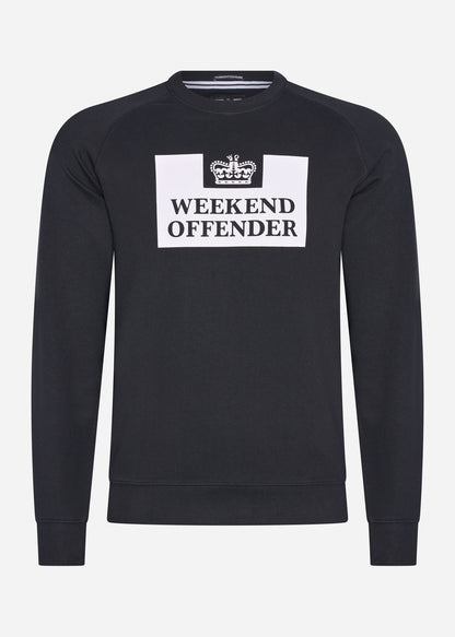 Weekend Offender Truien  Penitentiary classic - black 