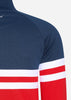 Ellesse Vesten  Rimini track top - navy red white 