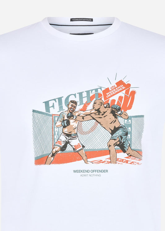 Fight club - white - Weekend Offender