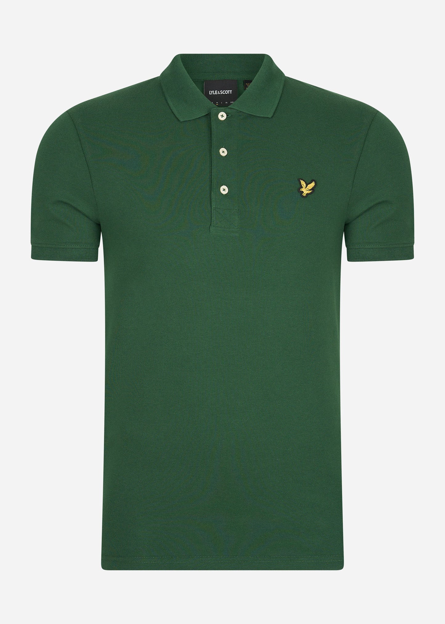Plain polo shirt - english green