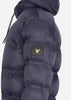 Lyle & Scott Jassen  Sculptural puffer jacket - dark navy 