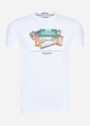 Weekend Offender T-shirts  Adami - white 