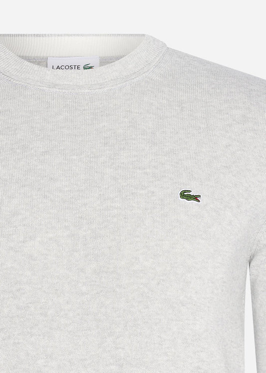 Lacoste sweater silver chine