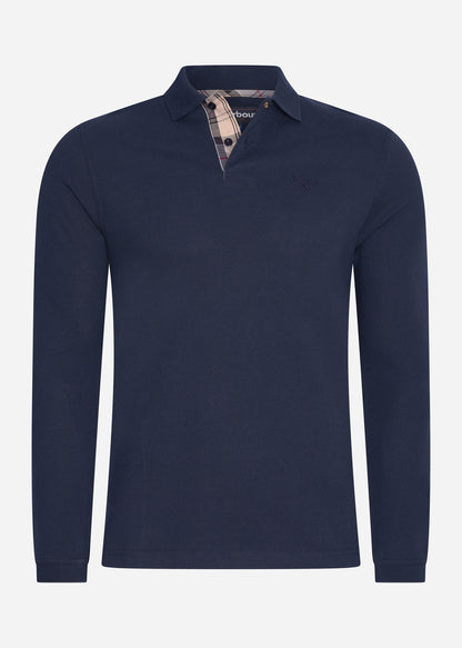 Barbour Longsleeve Polo's  L/S sports polo - navy 