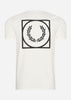 Fred Perry T-shirts  Graphic print t-shirt - snow white 