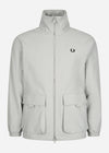 Fred Perry Jassen  Patch pocket zip through jacket - limestone 