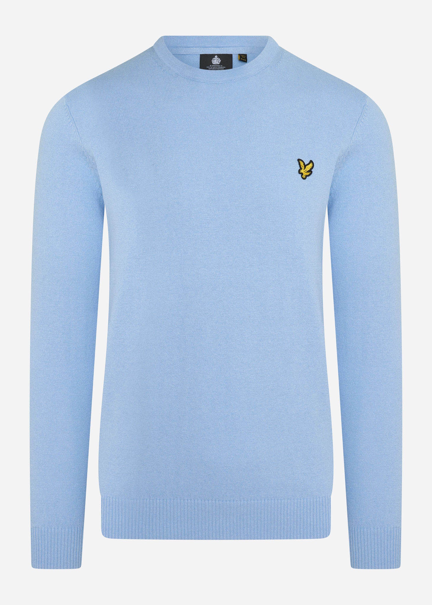 Lyle & Scott Truien  Cotton merino crew jumper - light blue 