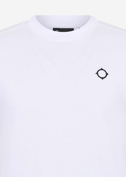 MA.Strum T-shirts  SS icon tee - optic white 