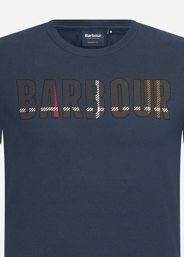 Barbour T-shirts  Wallace tee - navy 