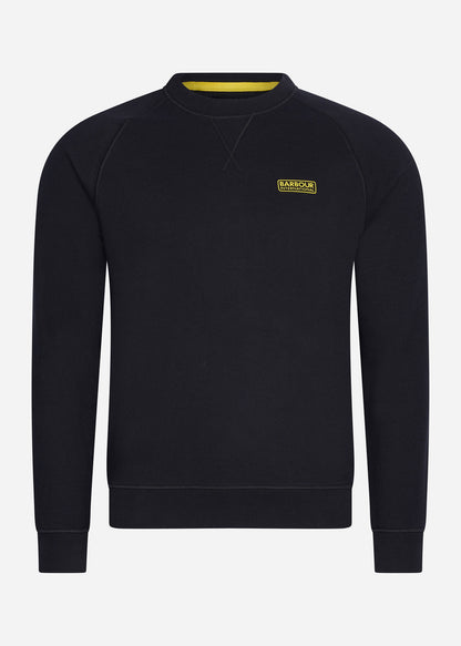 Barbour International Truien  Essential crew neck sweat - black 