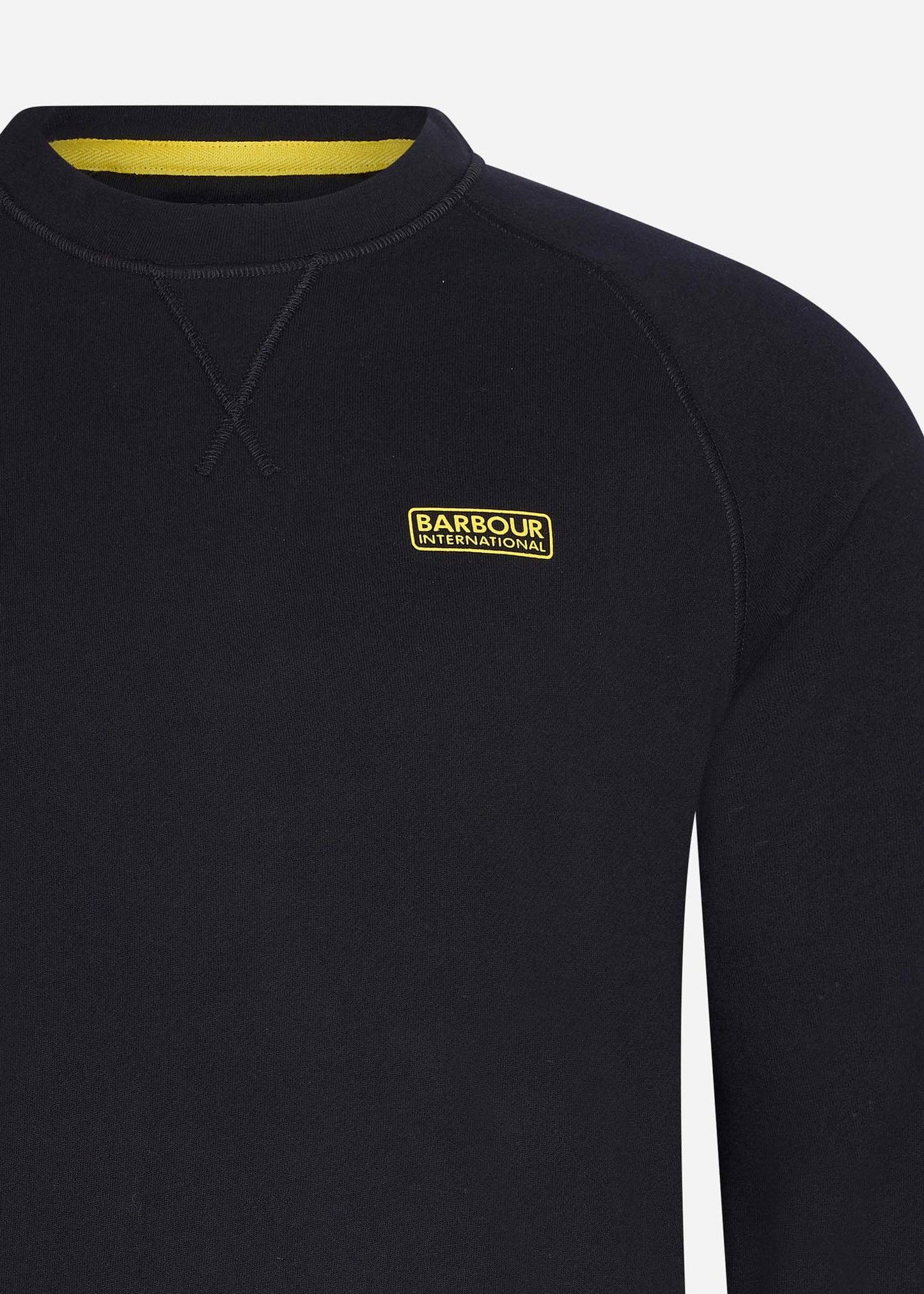 Barbour International crew neck sweater black