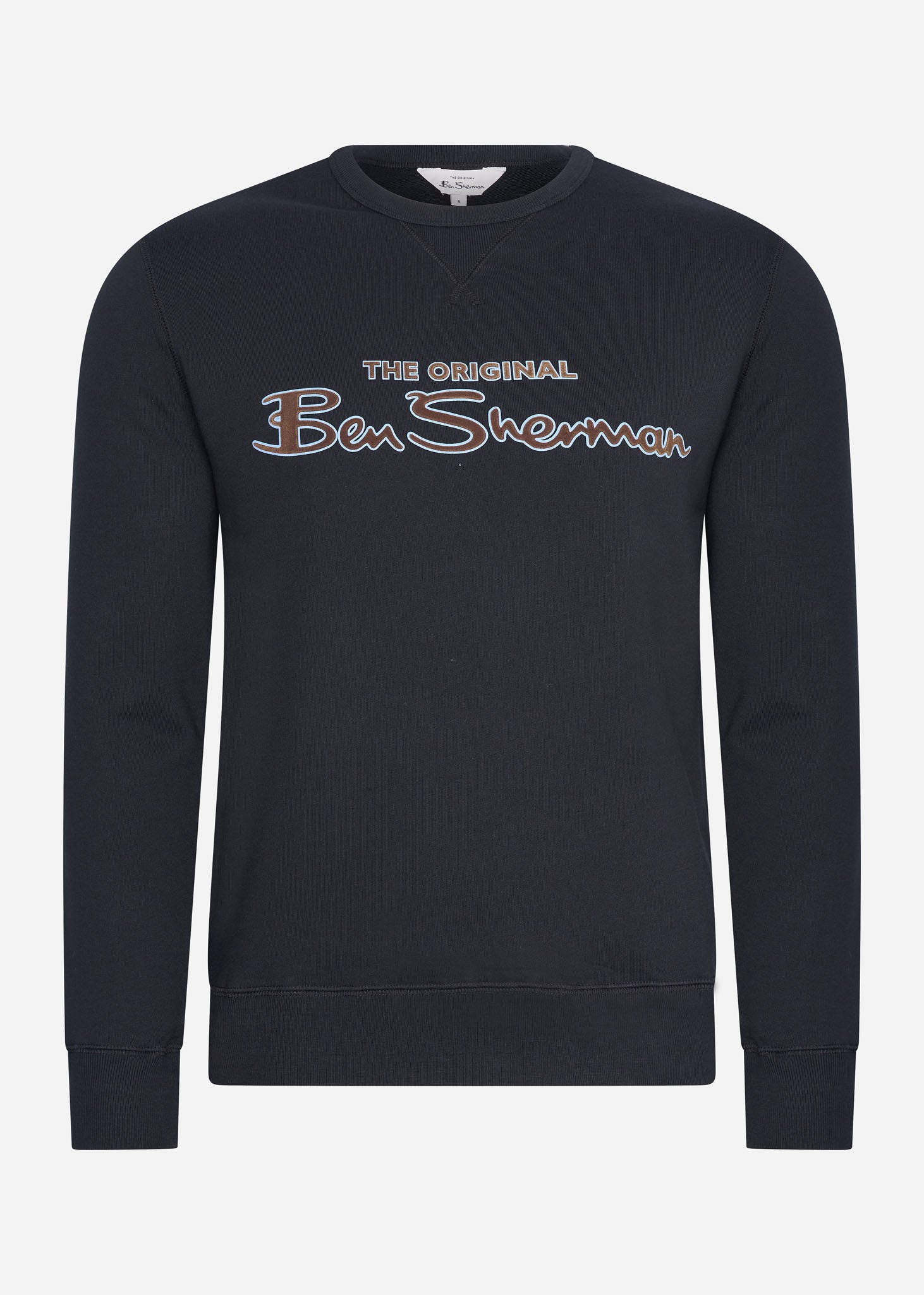 ben sherman crewneck sweater black