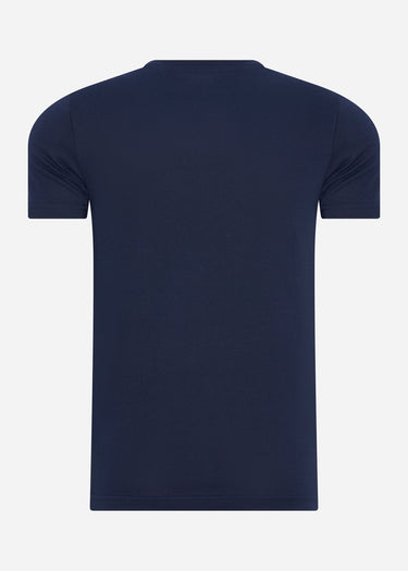 Lacoste T-shirts  Printed t-shirt - navy blue clover green 