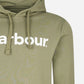 barbour logo hoodie