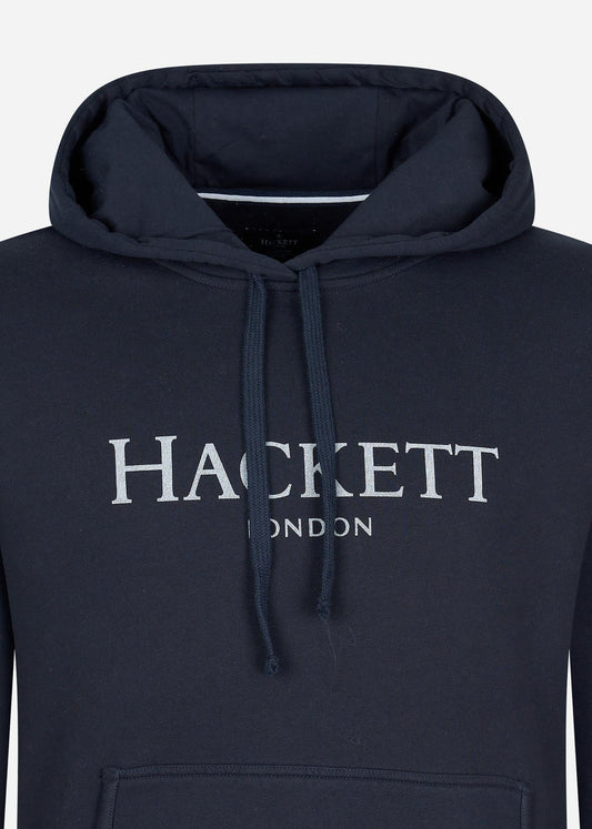 hackett london hoodie dark navy