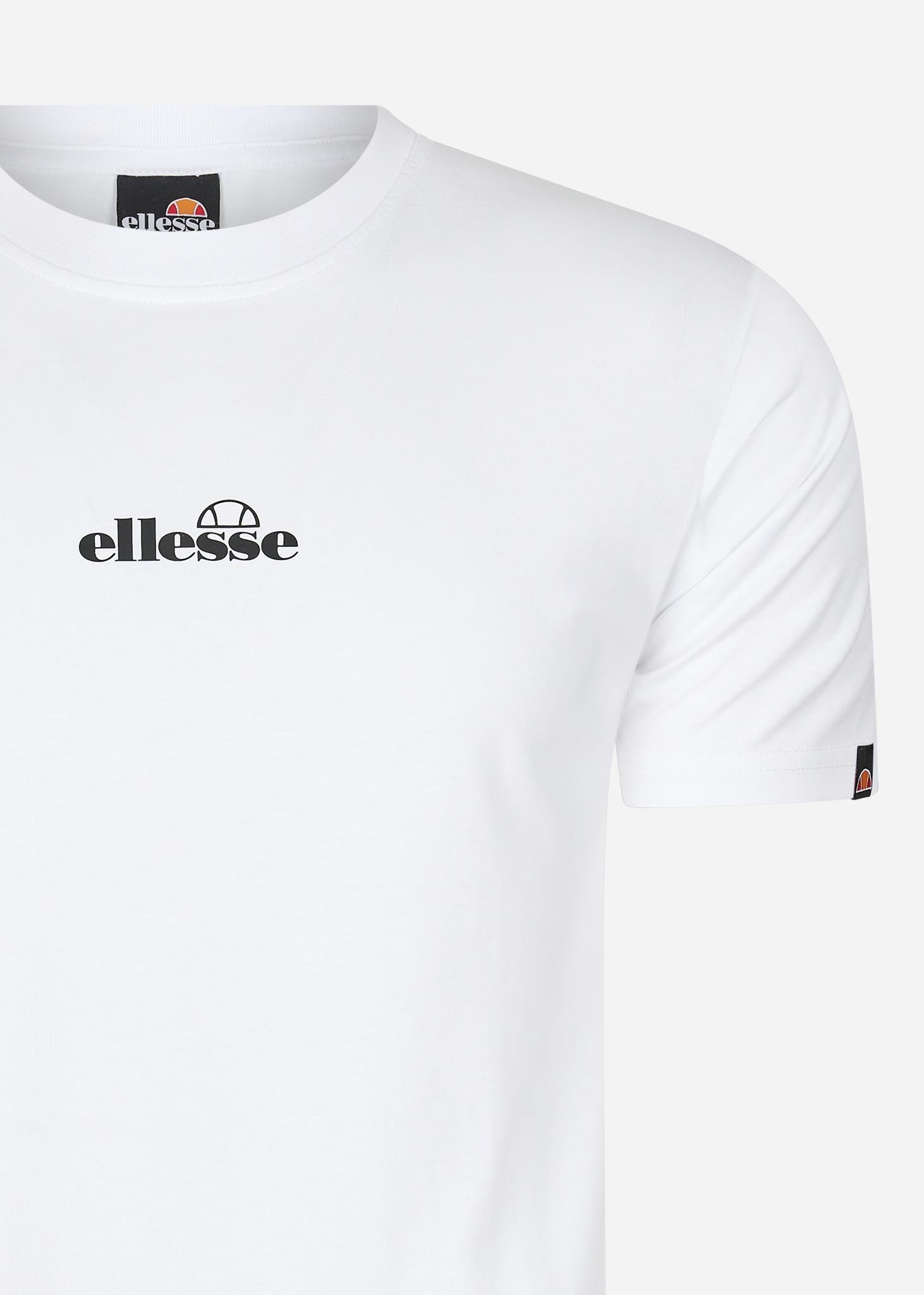 ellesse t-shirt wit logo midden klein