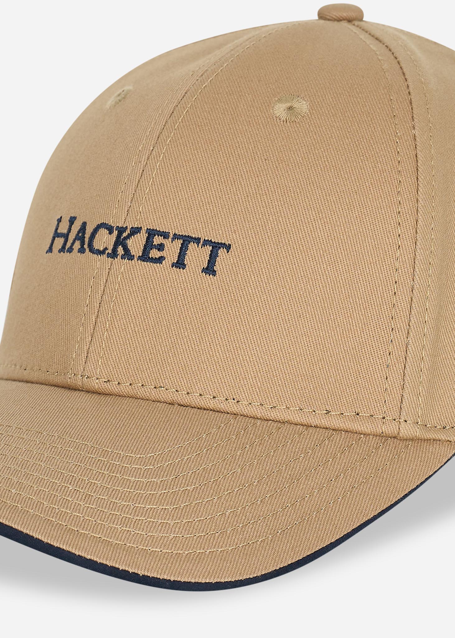 Hackett London Petten  Essential baseball cap - stone navy 