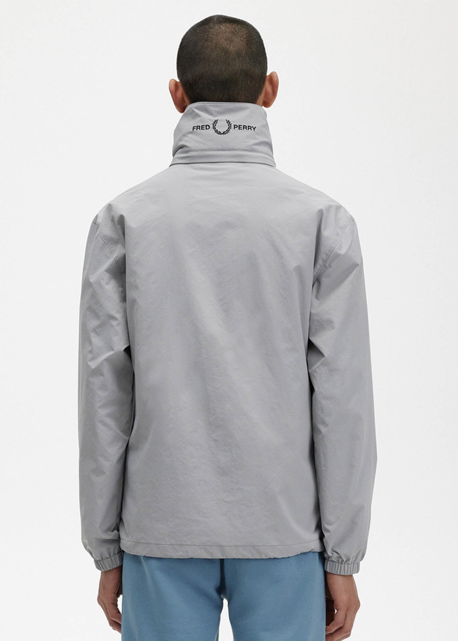 Fred Perry Jassen  Patch pocket zip through jacket - limestone 