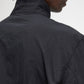 Woven track jacket - black