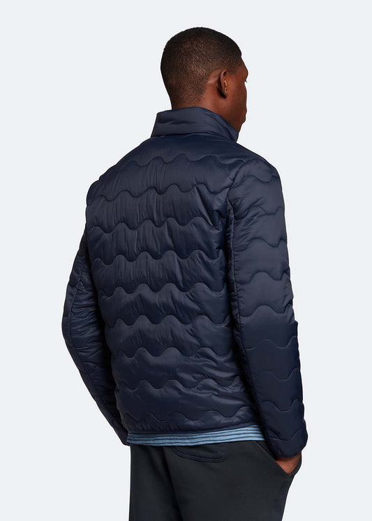 Lyle & Scott Jassen  Crest quilted jacket - dark navy 