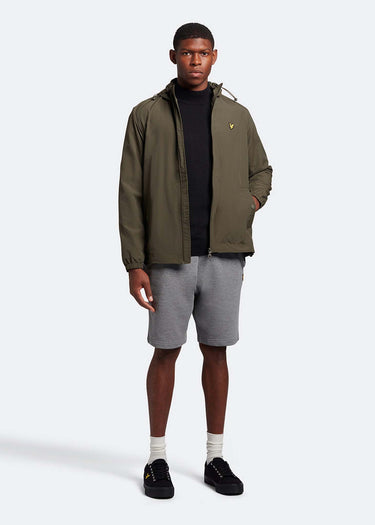 Lyle & Scott Jassen  Zip through hooded jacket - olive 