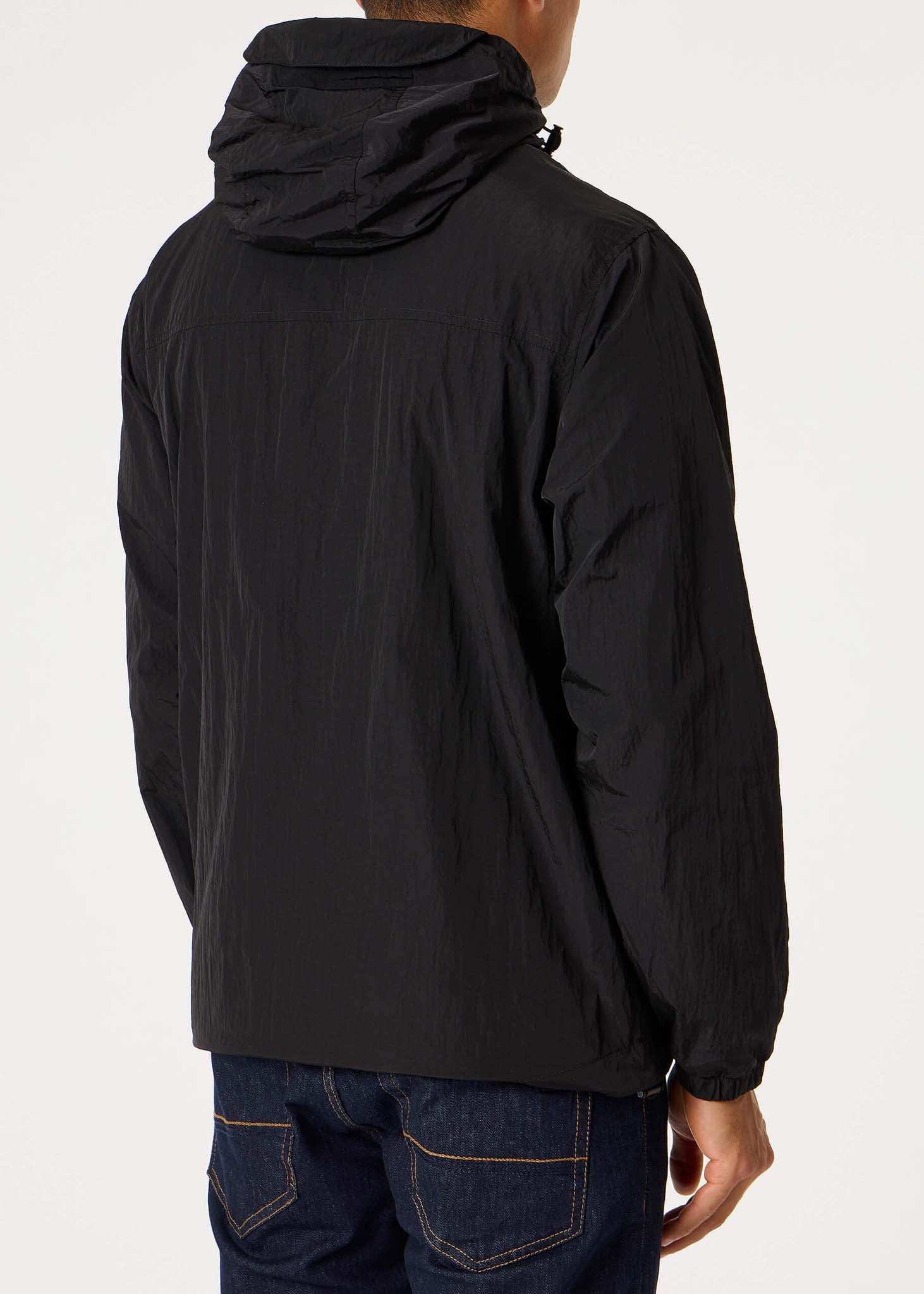 weekend offender half zip jacket overhead  black