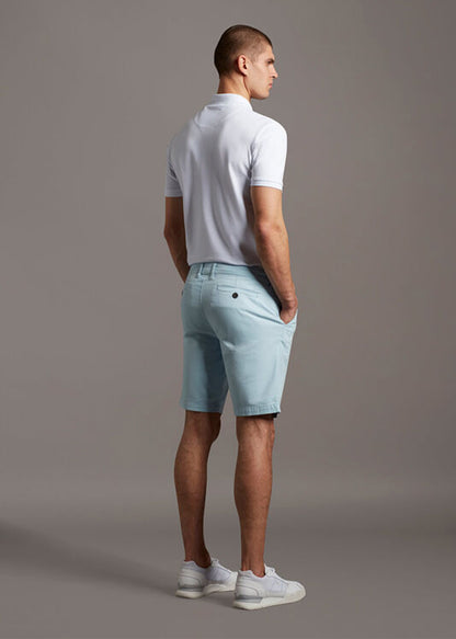 Lyle & Scott Korte Broeken  Chino short - deck blue 