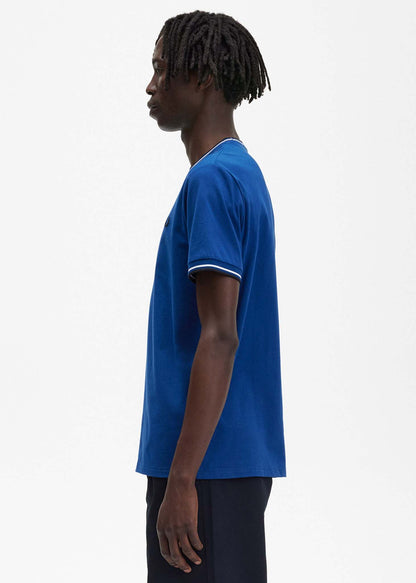 Fred Perry T-shirts  Twin tipped t-shirt - shaded cobalt 