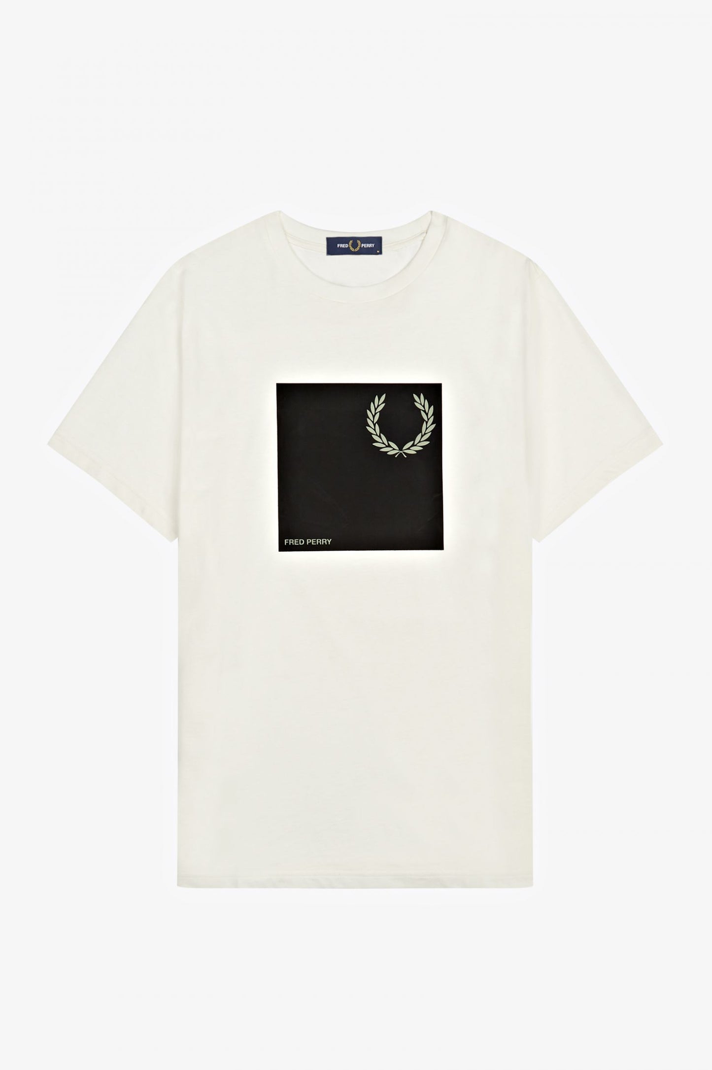 Fred Perry T-shirts  Laurel wreath graphic t-shirt q2 - snow white 