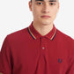 Fred Perry Polo's  Twin tipped fred perry shirt - claret french navy 