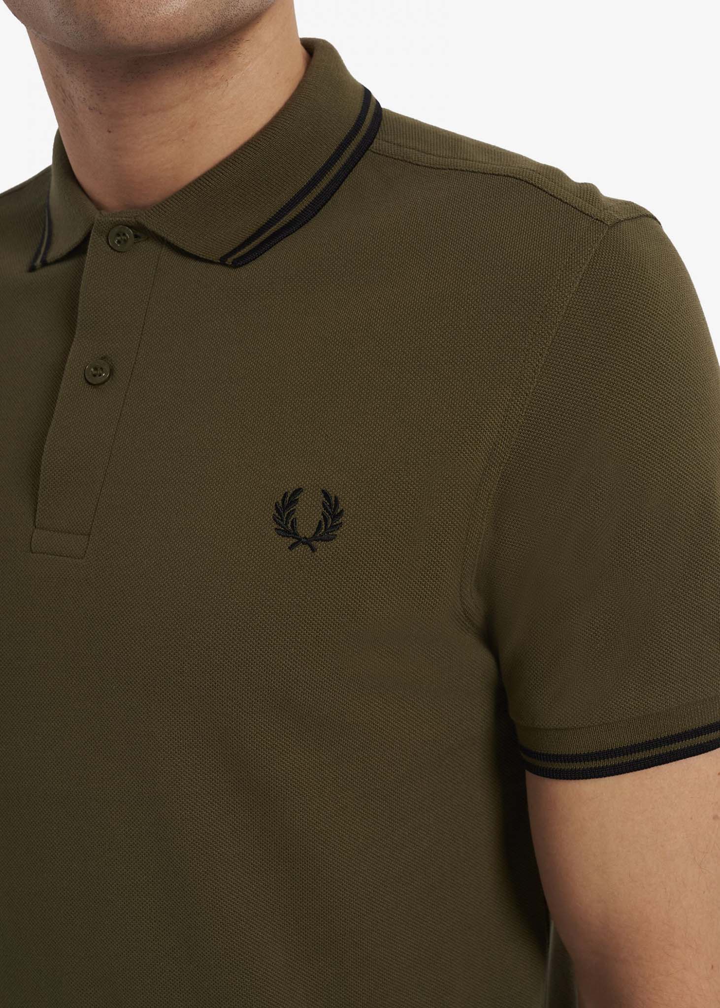 Fred Perry polo green black