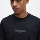 Embroidered t-shirt - black