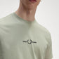 Embroidered t-shirt - seagrass