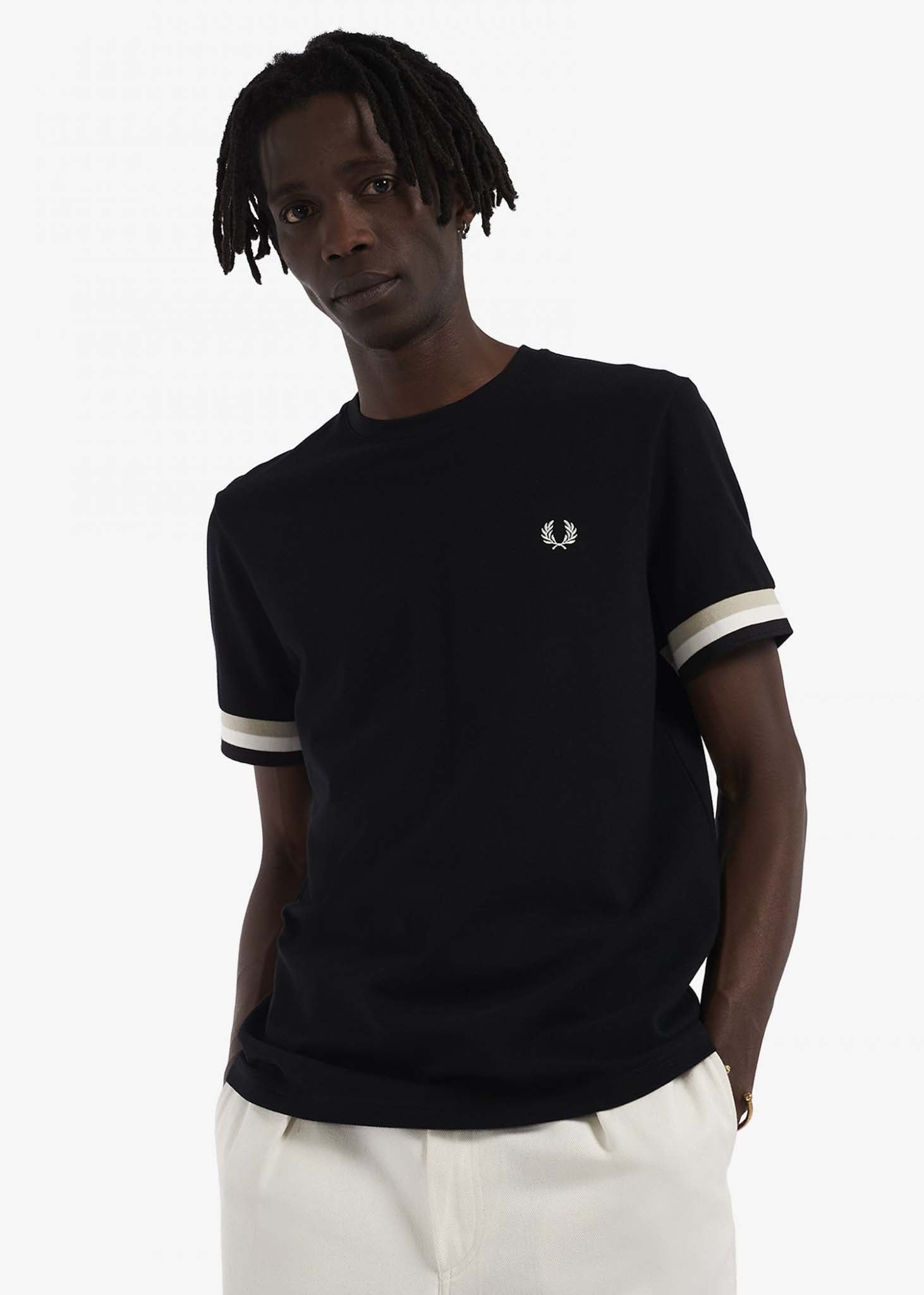 Pique t-shirt - black - Fred Perry