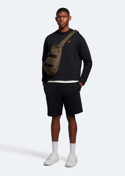 Lyle & Scott Korte Broeken  Sweat short - jet black 