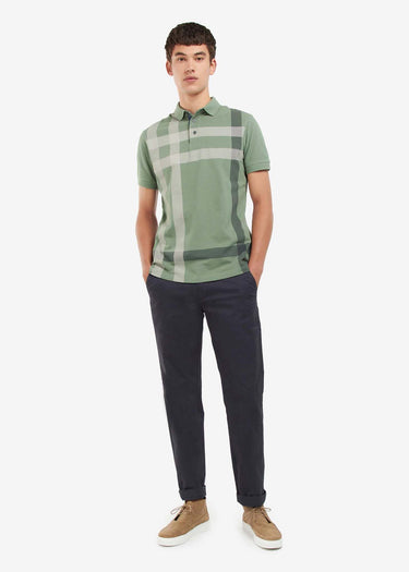 Barbour Polo's  Blaine polo - agave green 