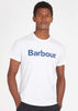 Barbour T-shirts  Logo tee - white 