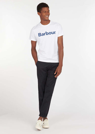 Barbour T-shirts  Logo tee - white 