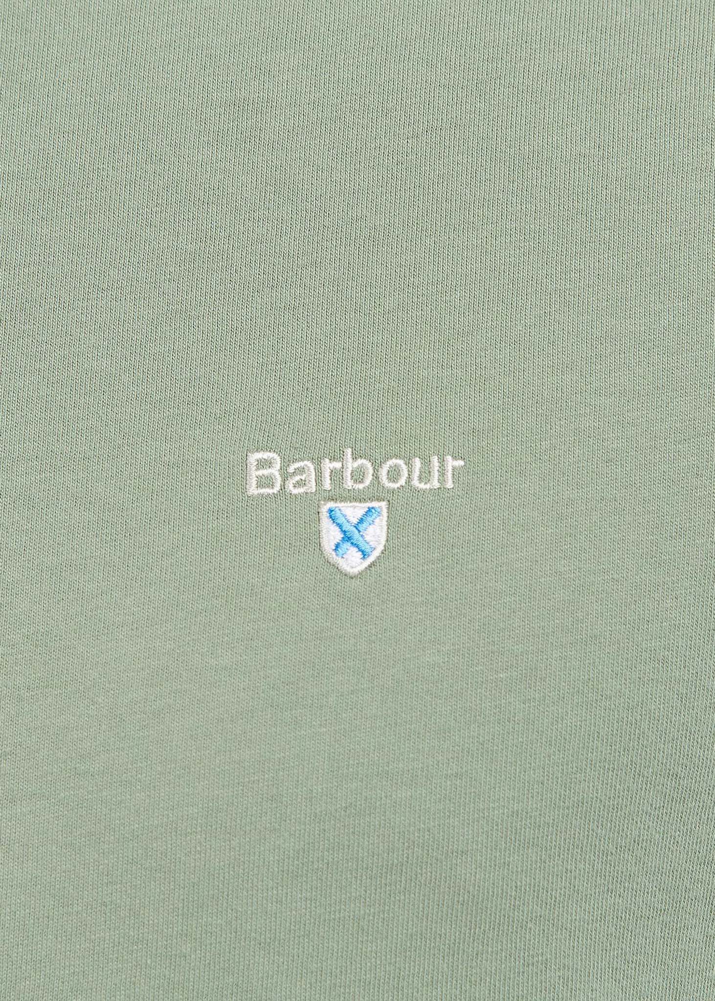 barbour sports tee tartan green