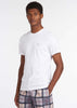 Barbour T-shirts  Tartan sports tee - white 