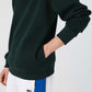 Lacoste half zip sweater sinople green 