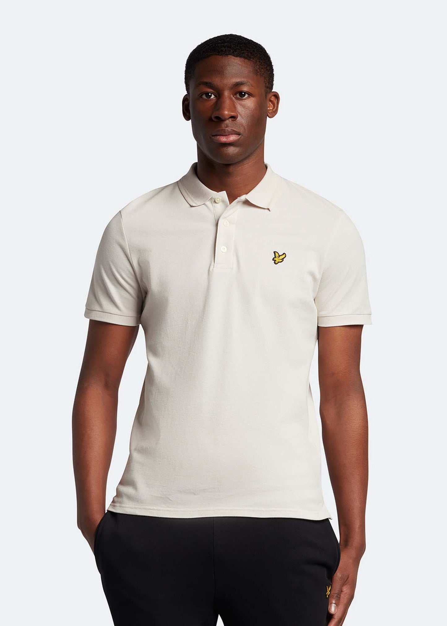 Crest tipped polo shirt - cove