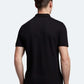 Crest tipped polo shirt - jet black
