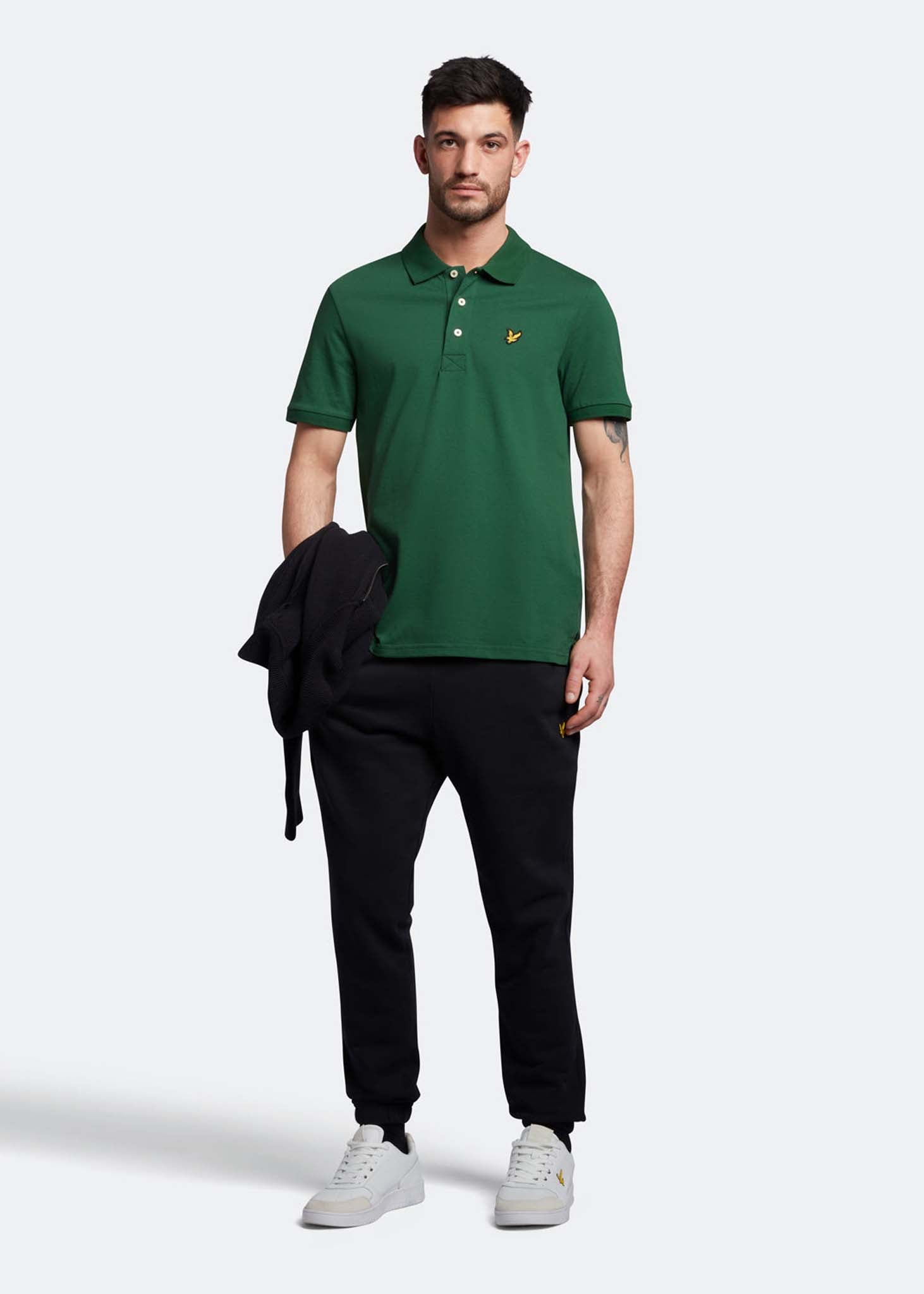 Lyle & Scott Polo's  Plain polo shirt - english green 