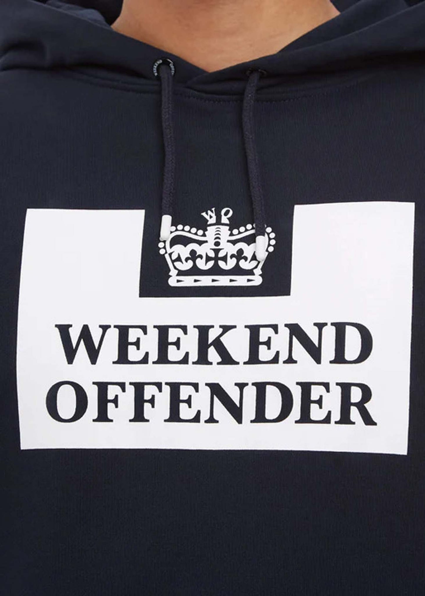 Weekend Offender hoodie navy